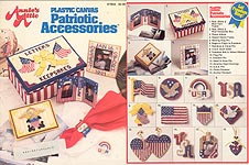 Annie's Attic Plastic Canvas Patriotic Accessories