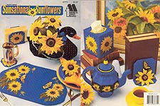 Annie's Attic Plastic Canvas Sunsational Sunflowers