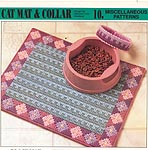 Annie's International Plastic Canvas Club: Cat Mat & Collar