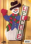 Quick Count Plastic Canvas Welcome Snowman