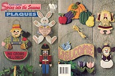 Annie's Attic Plastic Canvas Spring into the Seasons Plaques