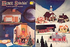 Mangelsen & Sons Home Stitchin' Plastic Canvas Village