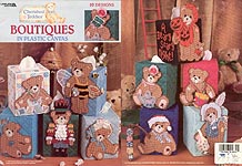 LA Cherished Teddies Boutiques in Plastic Canvas