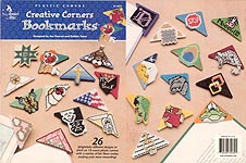 Annie's Attic Plastic Canvas Creative Corners Bookmarks