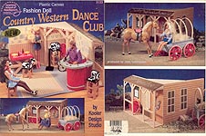 ASN Plastic Canvas Fashion Doll Country Western Dance Club