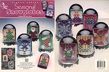 Annie's Attic Plastic Canvas Seasonal Snow Globes