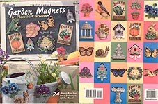 TNS Garden Magnets in Plastic Canvas