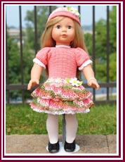 Spring outfit for 18 inch dolls.