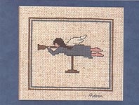 Vanessa Ann Christmas in Cross-Stitch: Christmas Angel Notecard