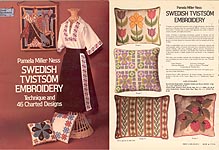 Dover Needlework Series Pamela Miller Ness Swedish Tvistsom Embroidery