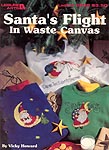 LA Santa's Flight in Waste Canvas