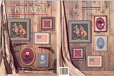 Jeanette Crews Cross-Stitch Portrait of the Civil War