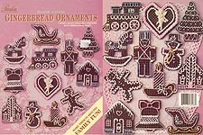 Paradise Pub. Plastic Canvas Gingerbread Ornaments