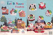 ASN Plastic Canvas Let It Snow Coasters