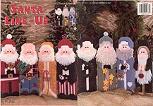 LA Plastic Canvas Santa Line- Up