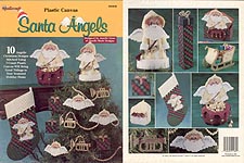 TNS Plastic Canvas Santa Angels