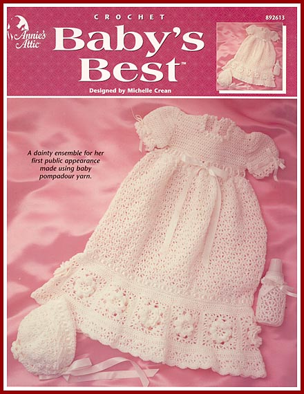 Irish crochet christening gown patterns store