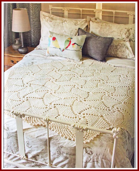Circle of Stars spiral afghan